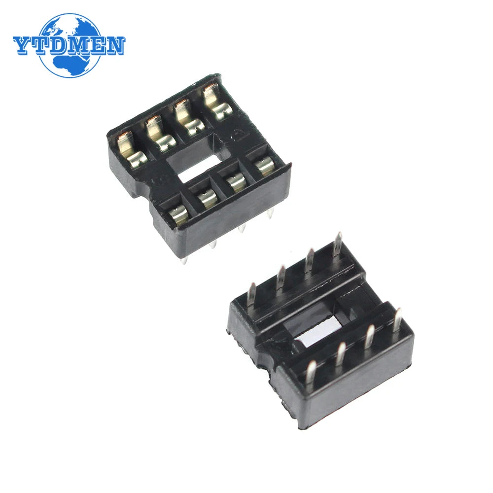 20PCS NE555 NE555P IC 555 Timer Programming Oscillator Chip & 8 Pin DIP Sockets Kit (10 Each)