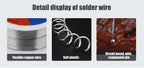 JCD High-Purity Lead-free Solder Wire 50g 0.6mm 0.8mm 1.5mm Household Low-temperature Environmentally Friendly Solder Joint