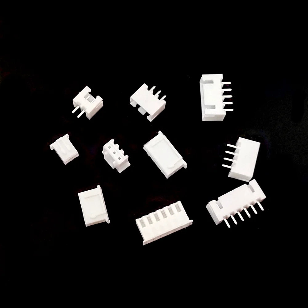 XH 2.54mm Connector Socket Kit with 22 AWG Pre-Crimped Silicone Cable Wire 2/3/4/5/6 Pin Housing Adapter Male Female JST-XH