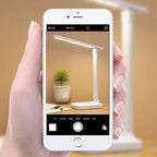 Chargeable Folding table lamp eye protection touch dimmable LED lamp bedroom reading USB rechargeable table lamp 2026