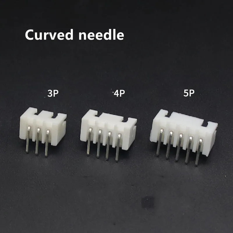 50Set/100Pcs JST XH2.54 Straight/Curved Header+Housing+Terminal Connector 2P/3/4/5/6/7-12Pin Right Angle 90°/180°Socket For PCB