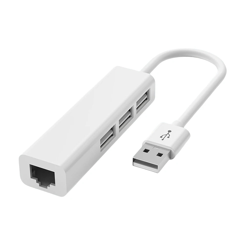 4 in 1 USB Type C to RJ45 Lan Network Card 4 Port USB2.0 Ethernet Card Hub Splitter Adapter 10GBit/s for Laptop PC Driver Free