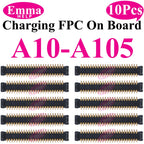 10pcs USB Charger Charging Port On Board FPC Connector For Samsung A10 A20s A50s A30s 40 A70 A10s M12 M14 M15 M16 Plug 78 Pin