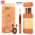 JCD Wireless Soldering Iron Portable 180-450 °C Adjustable Temperature built-in battery with 3Tip Soldering Tool Kit USB-5134