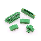 5pcs Terminal Connector 2EDGKM 3.81mm 5.08mm 3.5mm Pitch 15EDGKM PCB Terminal Block Plug-in Type 2~24P With Flange Fixed Panel