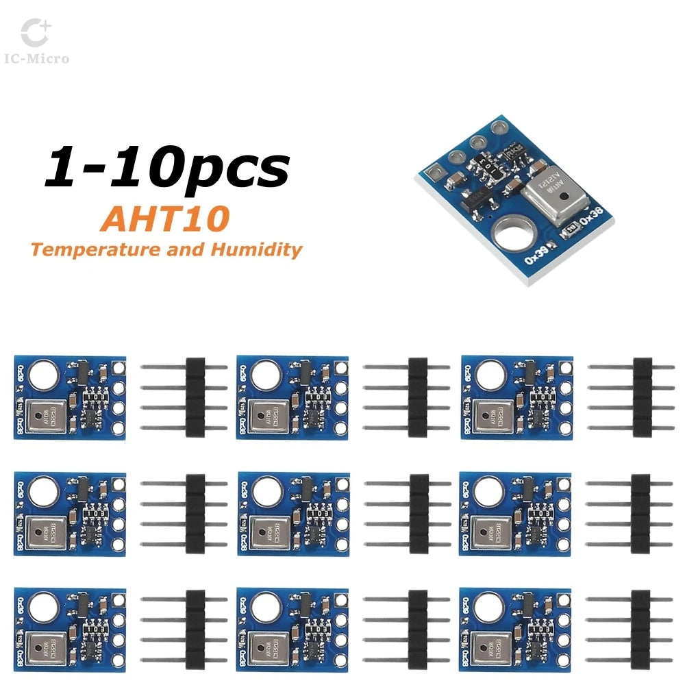 XZG AHT10 High Precision Digital Temperature and Humidity Sensor Measurement Module I2C Communication Replace DHT11 SHT20 AM2302