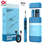 JCD Wireless Soldering Iron Portable 180-450 °C Adjustable Temperature built-in battery with 3Tip Soldering Tool Kit USB-5134