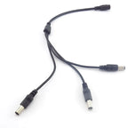 12V DC Power Supply 1 Female to 2 3 4 5 8 Male way Splitter Plug extension Cable cord connector 5.5*2.1mm for Led strip light