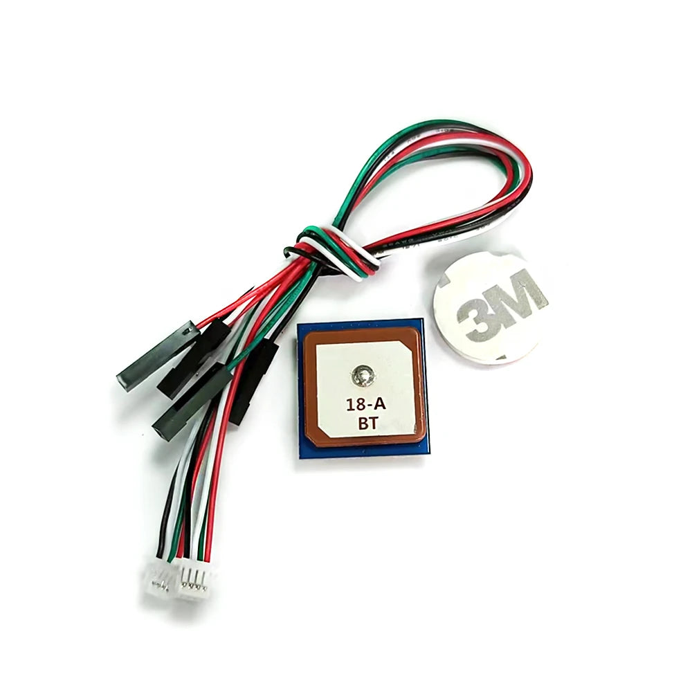 BN220 BN-880 GNSS Module, 3.0V-5.0V TTL Level GPS GLONASS Dual GPS Module with Built-in FLASH Antenna for RC Drone Airplane