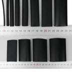 4:1 Double Wall Adhesive Heat Shrink Tubing Black Polyolefin Glue Lined Tube Waterproof Wire Cable Protective Sleeve Dia 4-52mm