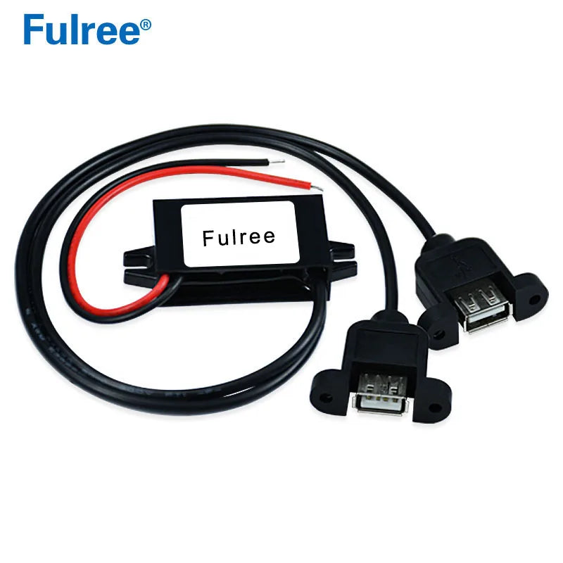 Type C USBC Mini Micro USB 12V 24V 36V 48V Convert to 5V 3A Car Phone Charger Step Down Buck Converter 12 Volt to 5 Volt