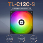 Thermalright 120mm Case Fan TL-C12C EXTREM/C12CW-S/C12C-S/C12CW/C12C CPU Cooling Fan ARGB 120mm High Performance Fan