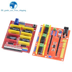 TZT 1/3PCS New CNC Shield V4 shield V3 Engraving Machine / 3D Printer / A4988 Driver Expansion Board for arduino Diy Kit