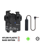 WADSN DBAL A2 Dbal-a2 Full Function Red Green Blue IR Laser Strobe Flashlight with Light Point Zero Adjustment for 20mm Rail