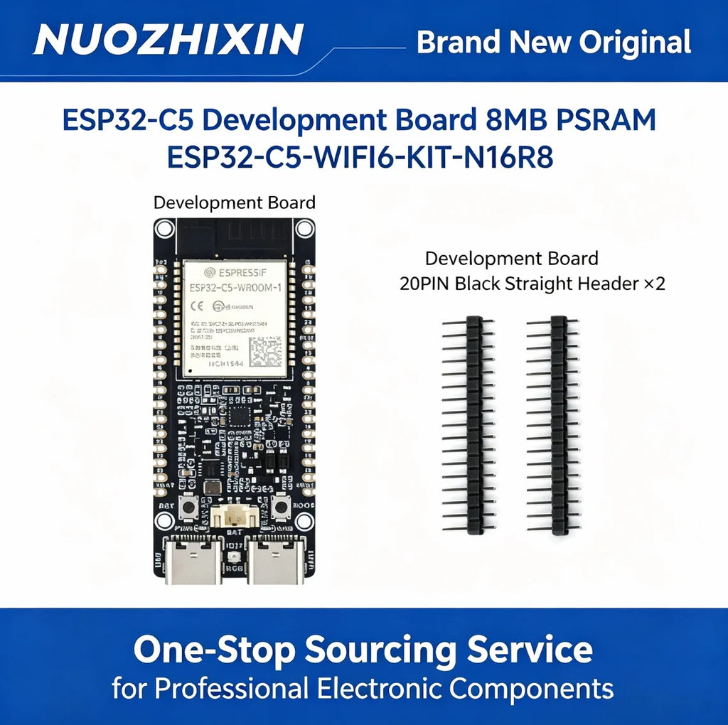 ESP32-C5 Development Board Waveshare Dual-Band WiFi6 Multi-Protocol Zigbee3.0 Thread BLE5 IoT RISC-V Microcontroller Module