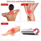 F2 Portable LED Flashlight 630NM 660NM 850NM Handheld Near Infrared Red Light Therapy Torch Relieve Joint Pain Beauty Equipment