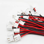 10/20/50/100PCS XH 2.54mm Pitch 10CM 2 Pin 26AWG Male Cable Connector Micro XH2.54 2P Plug Jack Socket Terminal Wire Cables