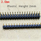 10pcs 2.0mm Pitch 2X40P SMD Double Row 1X40P Single Row Gold-plated Cuttable Breakable Pcb Male Pin Header Connector