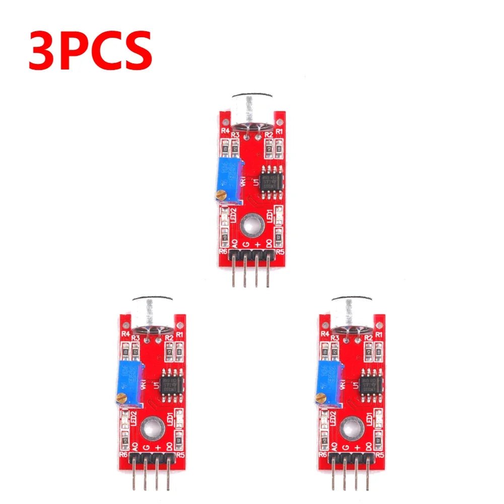 1-10PCS KY-037 High Sensitivity Sound Detection Module DC 4-6V LM393 Microphone Sensor Detection Module For arduino AVR PIC