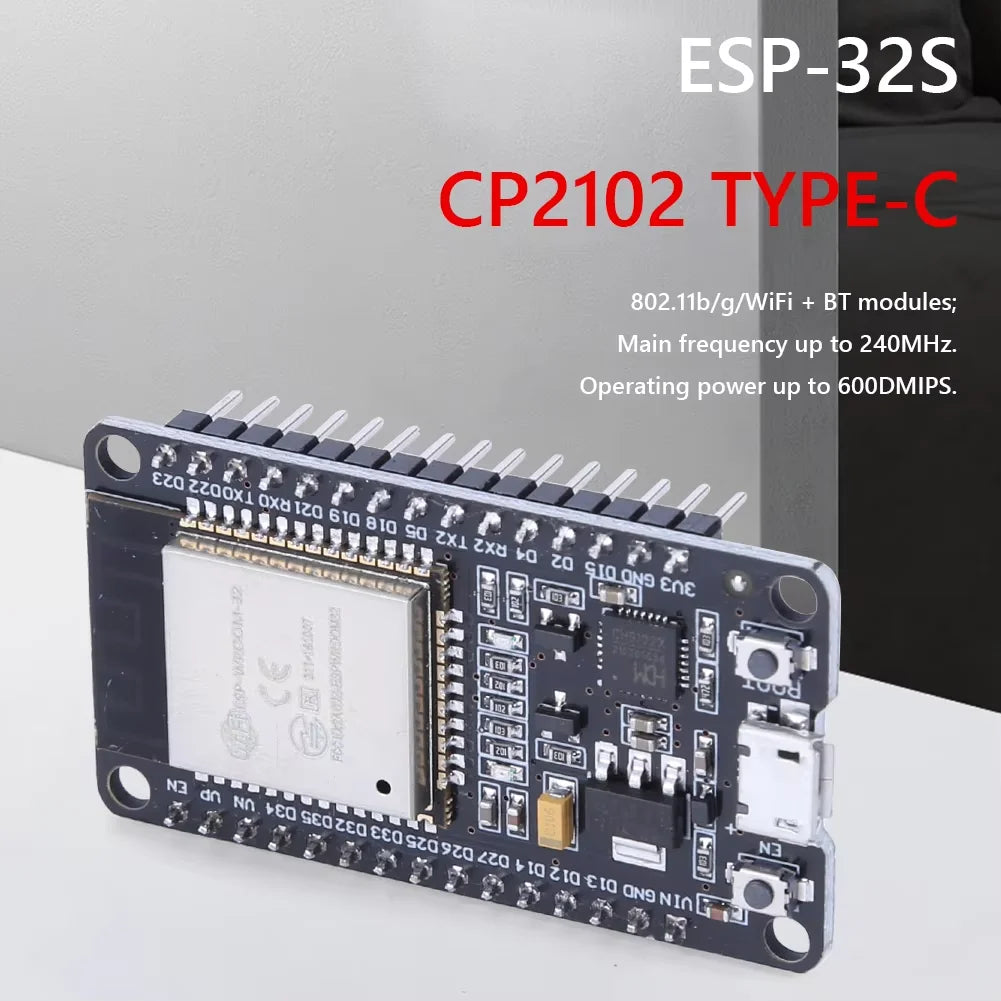 ESP32 ESP32D  DEVKIT V1 Wireless WiFi Bluetooth Development Board Micro USB Dual Core CP2102 CH340 ESP-WROOM-32 Expansion Board