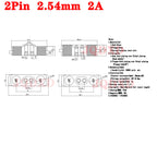 1sets DC 36V 5A Waterproof Magnetic Pogo Pin Connector 5Pin With Ears Pogopin Male Female Spring Loaded DC Power Socket