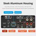 ADAU1701 2.1 4.0 DSP Digital Signal Processing Preamp 2-in 4-out Tone Board Digital Crossover Adjustment With Sigmastudio