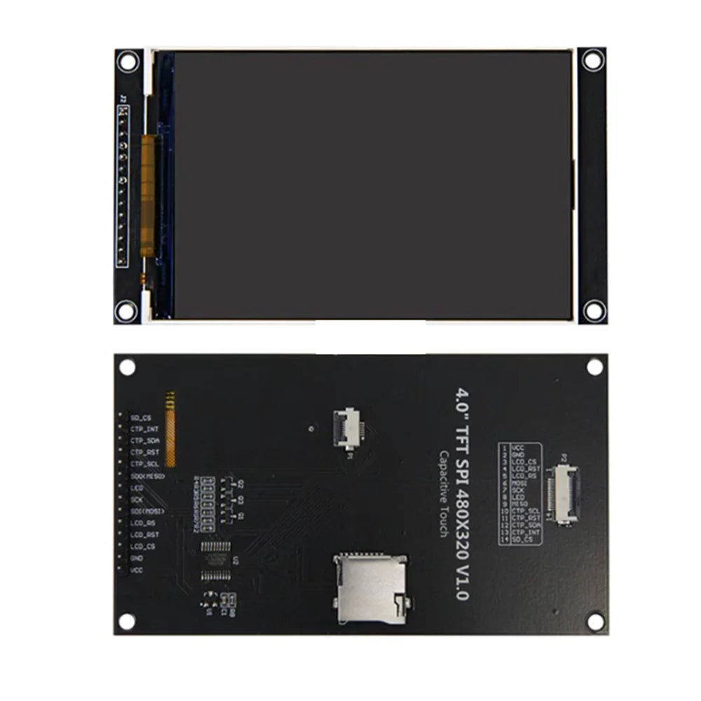 4.0 inch SPI serial port TFT LCD screen capacitive touch screen display module 320 * 480 compatible with Arduino
