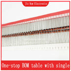 100PCS 1W Zener Diode 1N4750A 1N4751A 1N4752A 1N4753A 1N4754A 1N4755A 1N4756A DO-41