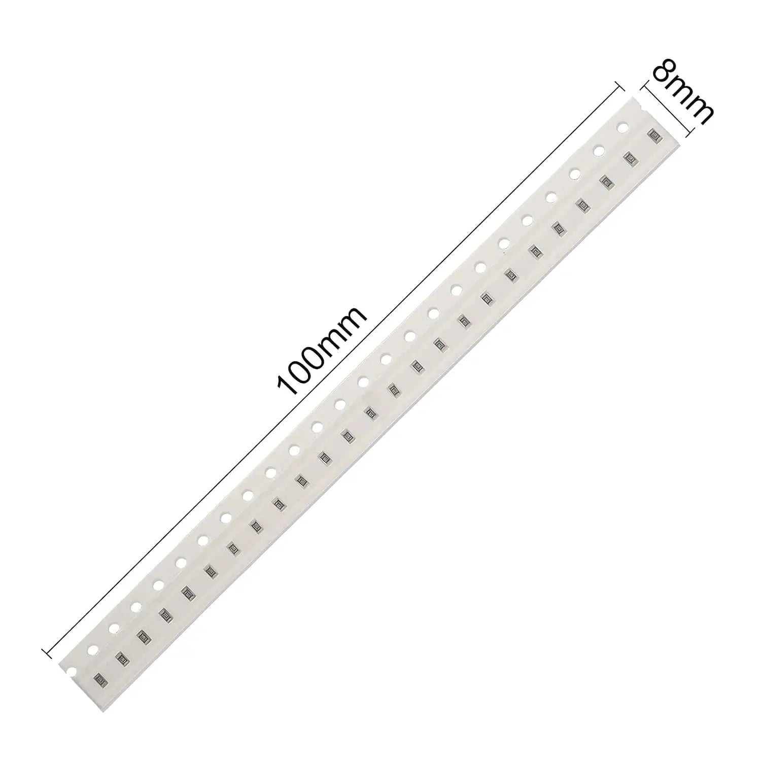 1500PCS 0603 SMD Resistor Kit, 0 ohm-10M ohm 1/10W 0.1W ±1% Tolerance Thick Film 0-10MR SMT Chip Resistors 60 Values