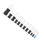 145Pcs Values Assortment 10uH-10mH Inductor 12 Values with A Storage Box Choke Inductor Inductor Coil Hobby Electronics