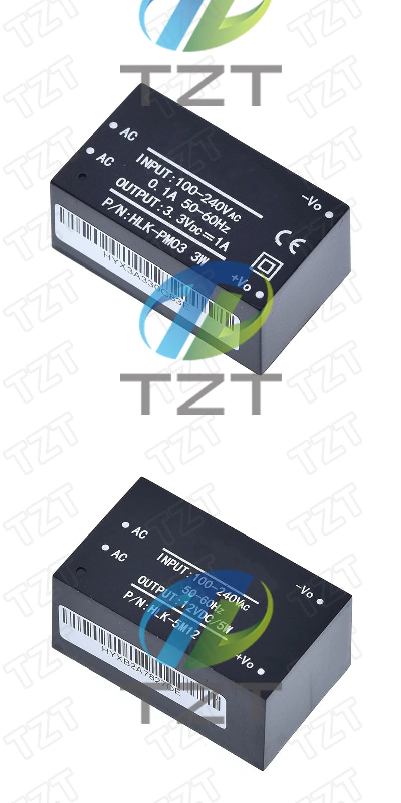 GREATZT HLK-PM01 HLK-PM03 HLK-PM12 AC-DC 220V to 5V/3.3V/12V Mini Power Supply Module Intelligent Household Switch HLK-5M05
