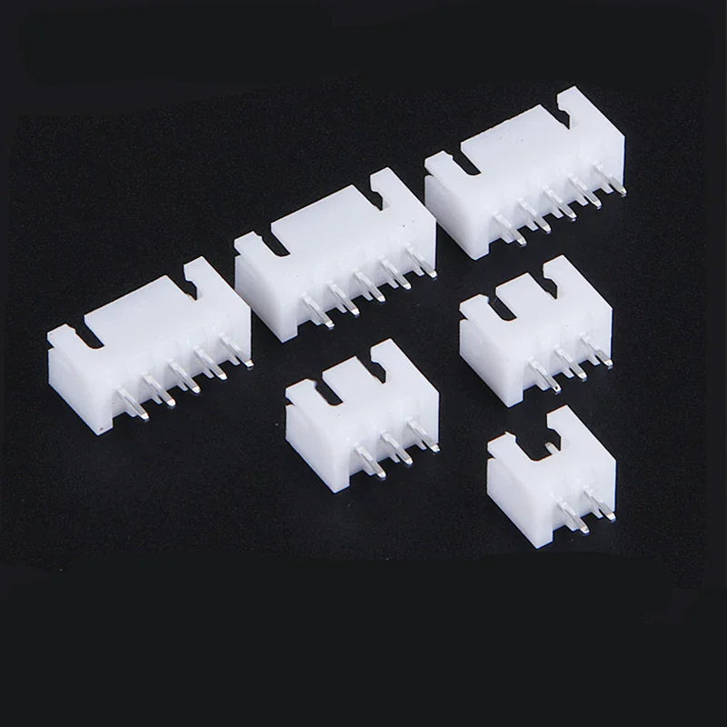 100PCS XH2.54 2p 3p 4p 5p 6p 7p 8p 9 10 11 12 Pin 2.54mm Pitch Terminal Kit / Housing / Pin Header JST Connector Wire Connectors