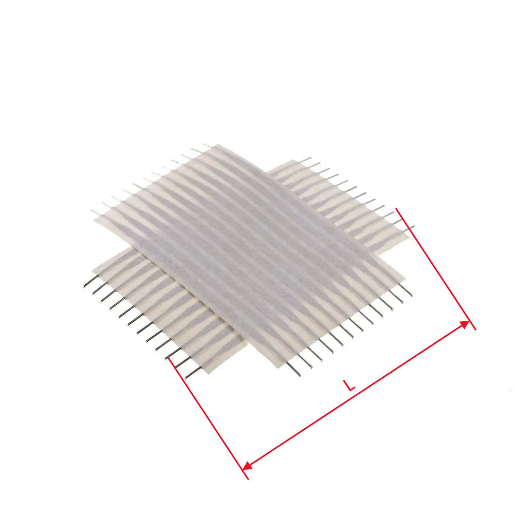 1.0 2.54 MM FPC FFC Flexstrip Cable Jumper 8 10 12 13 24 Pin JSN-2.54 Solder PCB Through Hole Nomex Insulator 24 AWG 3.0A