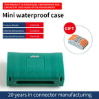 JINH IP68 Mini Gel Wire Connector Junction Box Waterproof 2 3 5 Ports Outdoor Easy Universal Wiring Rainproof Terminal Blocks