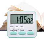 Silent Digital Timer for Study & Classroom, Multi-Purpose Countdown Clock for Students, Grilling, Baking  No Ticking Noise