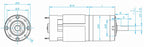 42MM 775 12V 24V DC Reducer Motor Planetary Gearbox High-Power High Torque 253KG Slow Speed Regulating Low-Speed Motor