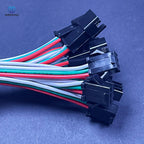 10Pairs JST SM 2P 3P 4P 5P 6Pin Plug Socket Male to Female Wire Connector LED Strips Lamp Driver Connectors Quick Adaptr 22AWG