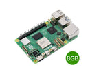 Raspberry Pi 5, Options for 4GB/8GB RAM, BCM2712 Processor, 2.4GHz Quad-Core 64-bit Arm Cortex-A76 CPU Built Using RP1 I/O
