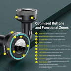 Bluetooth 5.3 FM Transmitter Car Cigarette Lighter Dual USB Fast Charging Handsfree Calling Vehicle Audio Receiver