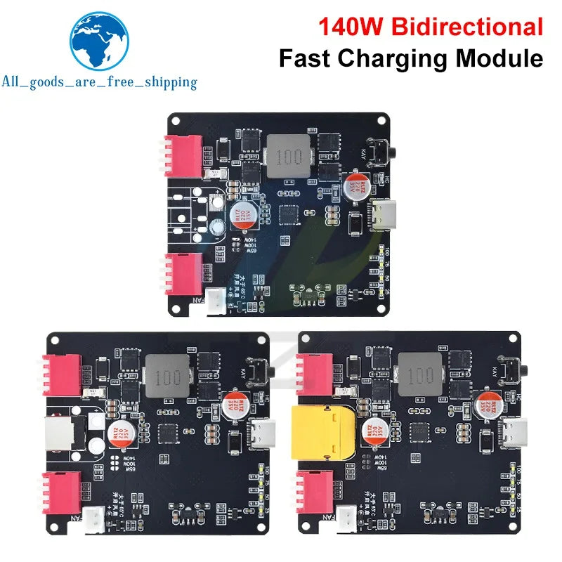1/3/5PCS 140W PD3.1 Bidirectional Fast Charger Module 2S 3S 4S 5S 6S Lithium Battery Charging Board IP2366 BMS Charger Module