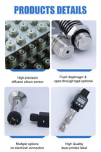DWEL GPE410 Hydraulic Liquid RS485 4-20mA I2C 0-10V Water Gas Vacuum Open-through Pressure Transmitter WIKA DANFOSS Replacement
