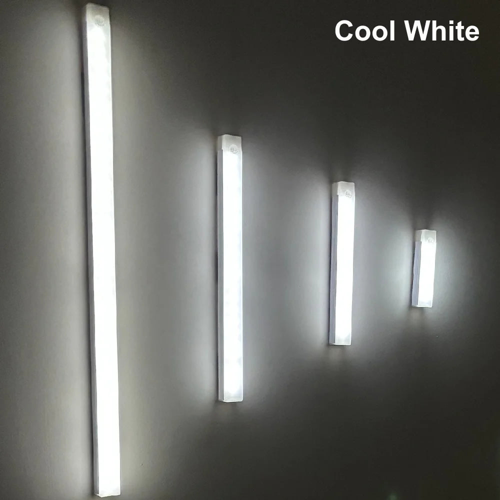 Wireless Rechargeable LED Night Lights Motion Sensor Lights Closet Kitchen Night Lights Bedroom Sensor Light Cabinet Stair Light