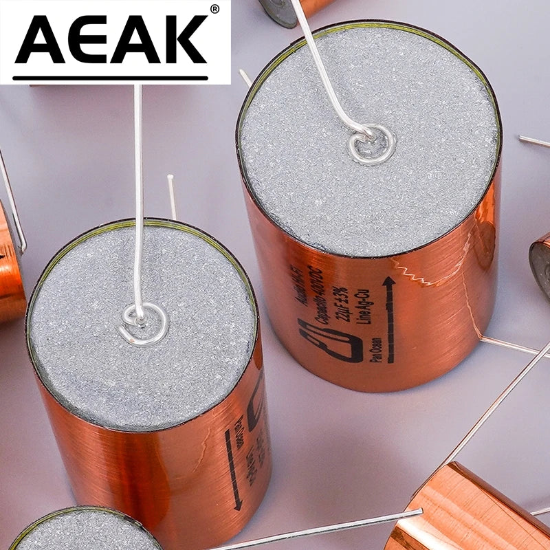 Free Shipping 2pcs/lot Tianji MKP Series Metallized polypropylene polar Audio Hi-Fi capacitor Line Ag-Cu ±3%