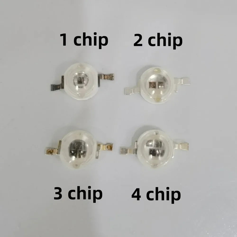 5pcs 1w 3w 5w 940nm 850nm 730nm Infrared IR LED for Night Vision Camera with 20mm Star PCB