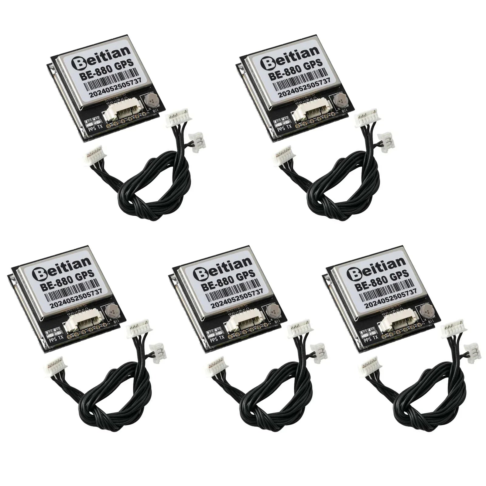 BE-880 GPS Receiver Module Compass 10th Chip 115200bps 1Hz for Arduino FPV Flight Control, Replace BN-880 GPS (1/2/5PCS )