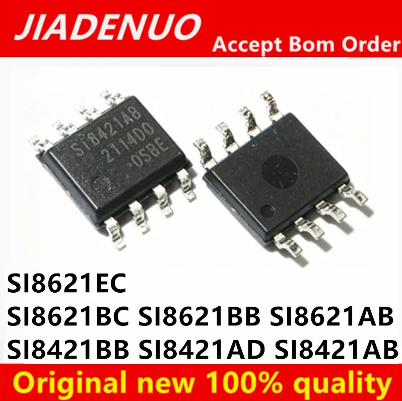 (10piece)100% New SI8621EC SI8621BB SI8621BC  SI8621AB SI8421BB SI8421AD SI8421AB SOP-8