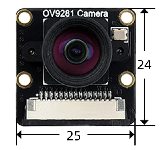 Raspberry Pi Global Shutter Camera - OV9281 1MP Monochrome Module Compatible with Pi 5, Pi 4B, Pi 3B+