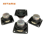 SOTAMIA 2Pcs 2 Inch Square Audio Full Range HiFi Speaker 4 Ohm 8 Ohm 20W 15W 10W 4R 8R DIY Soundbar Bluetooth Speaker