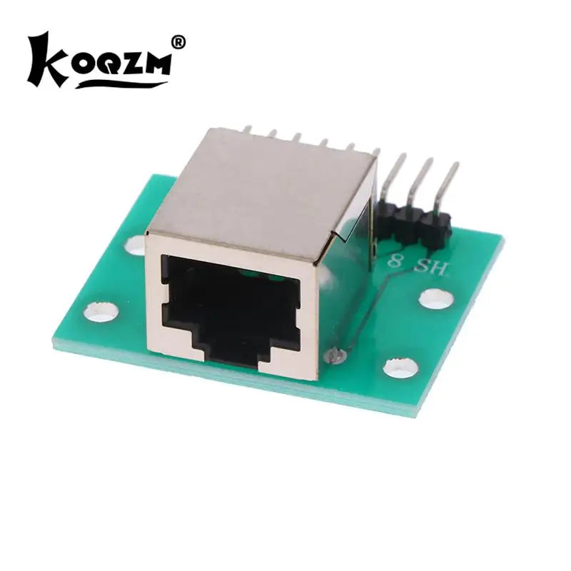 1Pcs RJ45 Adapter Board To XH2.54 Modular Ethernet Connector Adapter Network Interface + Breakout Board + Pin Header