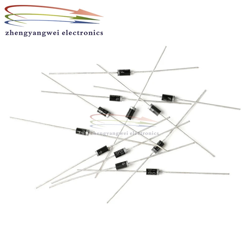 10pcs SB5250 SB5150 SB5100 SR5250 SR5150 SR5100 MBR5250 Inline Schottky Diode DO-201AD 5A 100V 5A150V 5A200V 5A250V